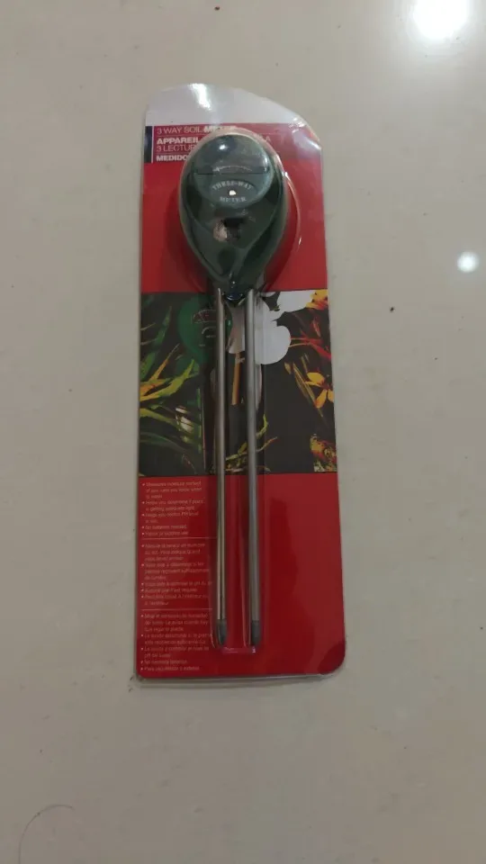 SoilSense 3-in-1 soil meter used by Verified buyer, a verified buyer, in a real houseplant